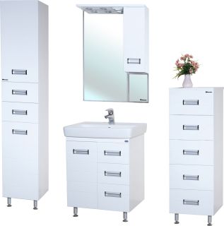 Тумба под раковину Bellezza Сиена 60см белый 00000010193